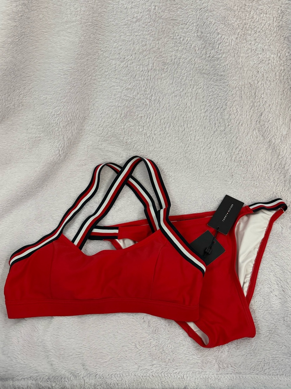 NWT Tommy Hilfiger Red, White & Navy Bikini Set ❤️🤍💙